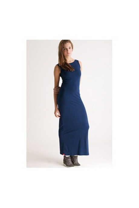 Blauwe maxi dress