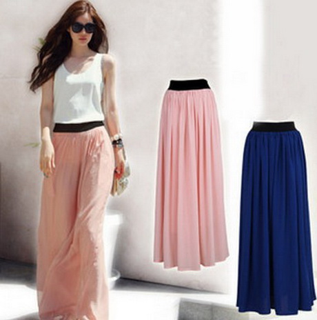 Chiffon rok lang