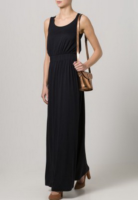 Donkerblauwe maxi dress