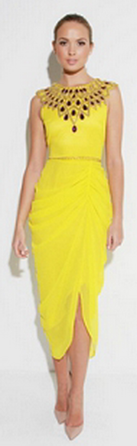 Gele jurken