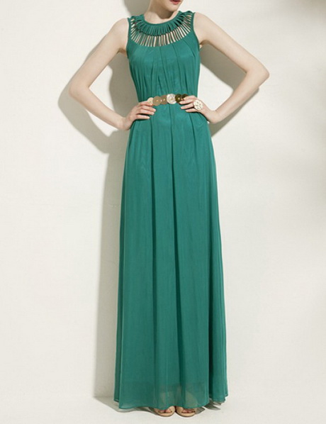 Maxi dress groen