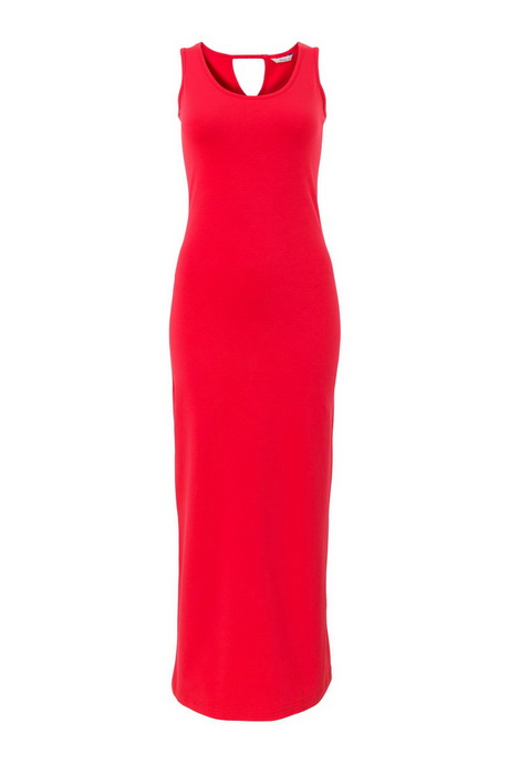 Maxi dress rood