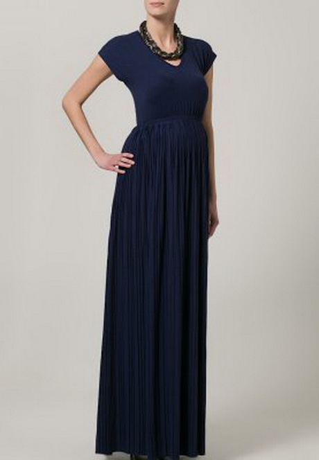 Maxi jurk donkerblauw