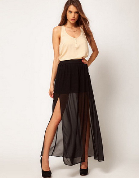 Maxi rok split