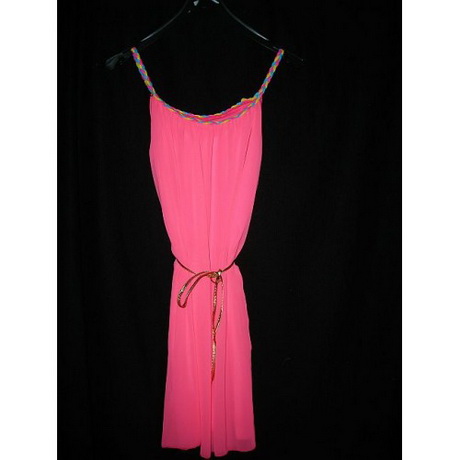 Neon roze jurk
