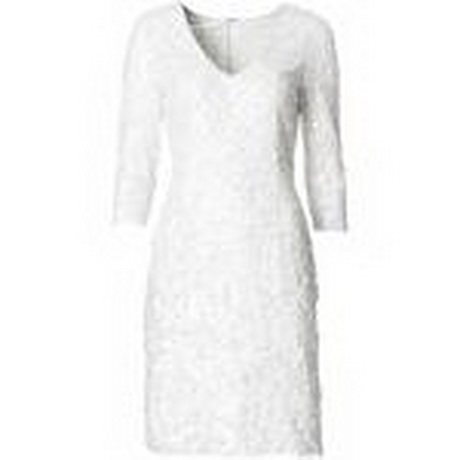 Pailletten jurk wit