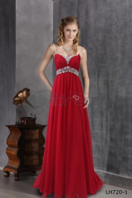 Rode jurk voor bruiloft