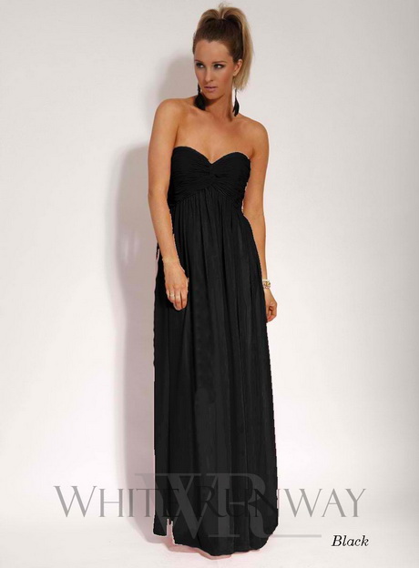 Strapless maxi dress