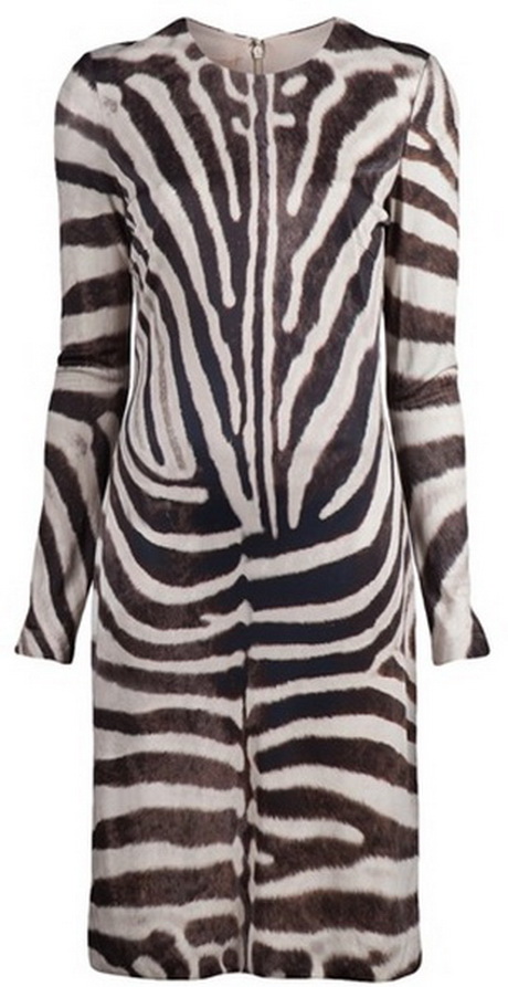 Zebraprint jurk