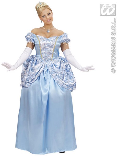 Blauwe prinsessenjurk