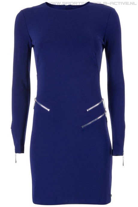 Dames jurk blauw