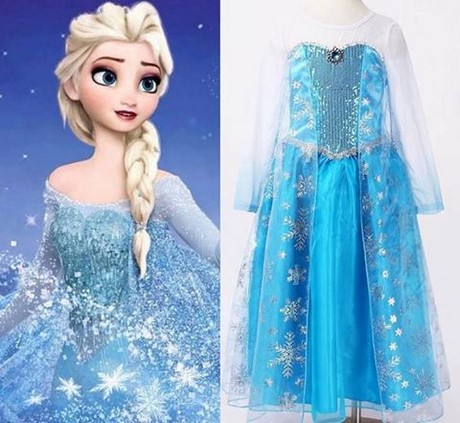 Elsa frozen jurk volwassenen