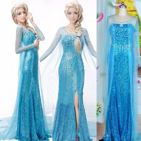 Elsa frozen jurk volwassenen