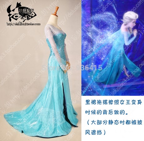 Frozen elsa jurk volwassenen