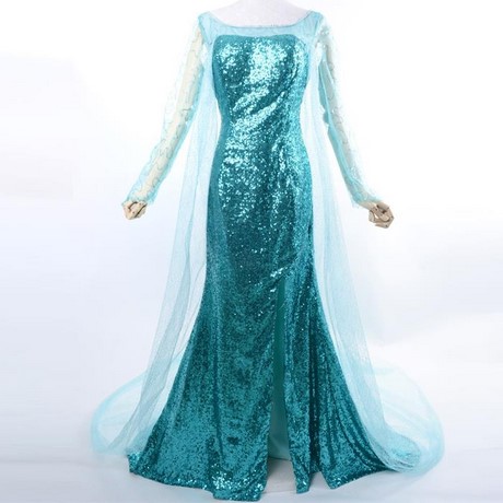 Jurk elsa frozen volwassenen