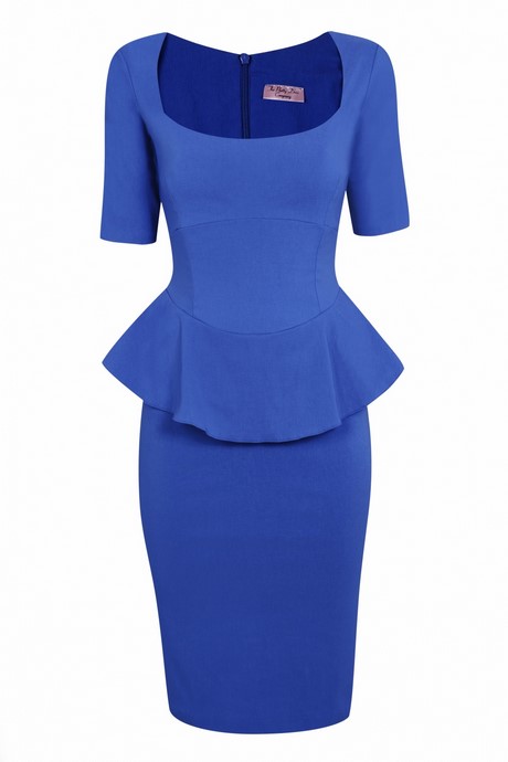 Jurk met peplum