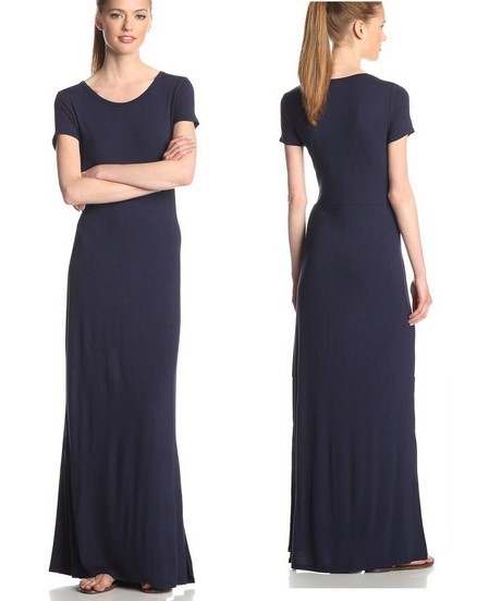 Maxi dress korte mouw