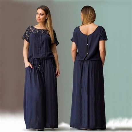 Maxi dress korte mouw