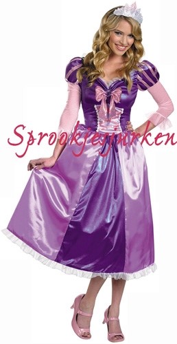 Rapunzel kostuum dames