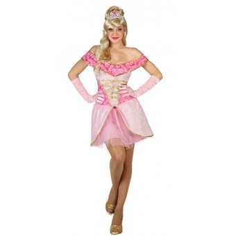 Roze prinsessenjurk dames