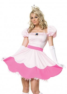 Roze prinsessenjurk dames