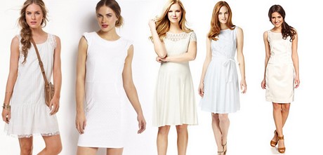 Witte kleedjes met kant