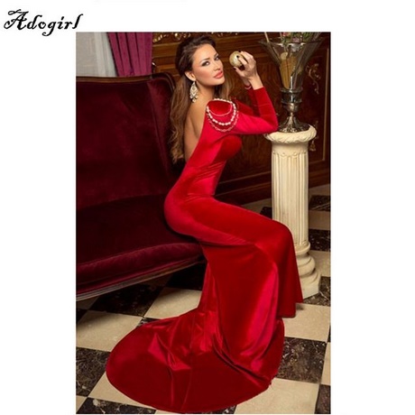Elegante rode jurk