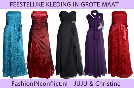 Feestelijke kleding dames grote maten