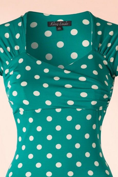 King louie polkadot groen