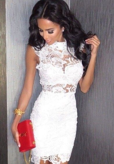 Witte party dress