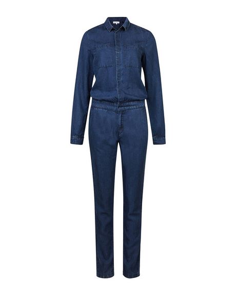 Jumpsuit donkerblauw