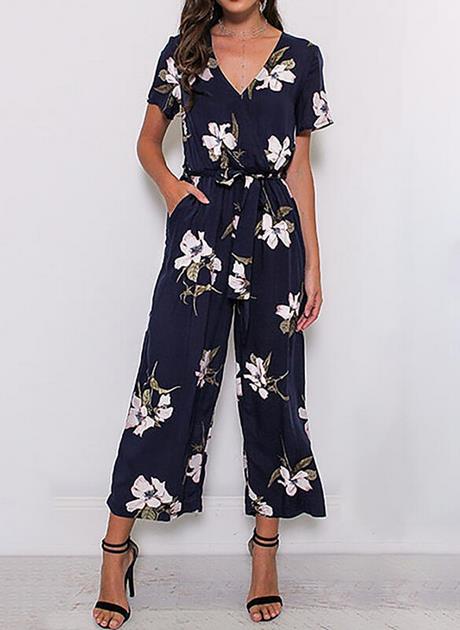 Jumpsuit korte mouw