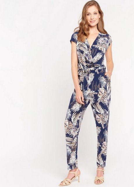 Jumpsuit met korte mouwen