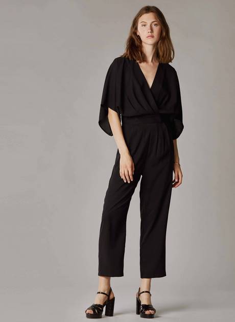 Jumpsuit met v hals