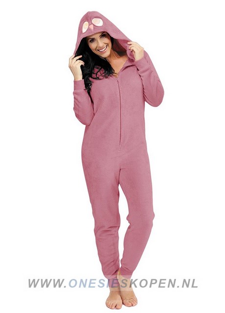 Jumpsuit roze dames