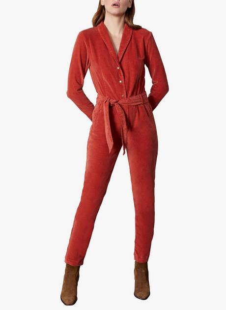 Jumpsuit v hals