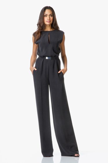 Jumpsuit zwart korte broek