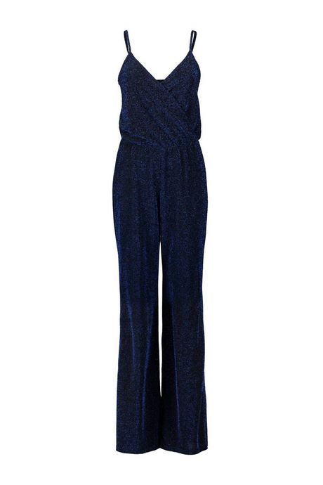 Kobalt blauwe jumpsuit