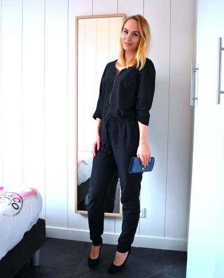 Mooie zwarte jumpsuit