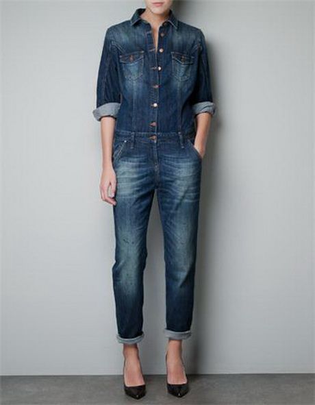 Overall jeans dames