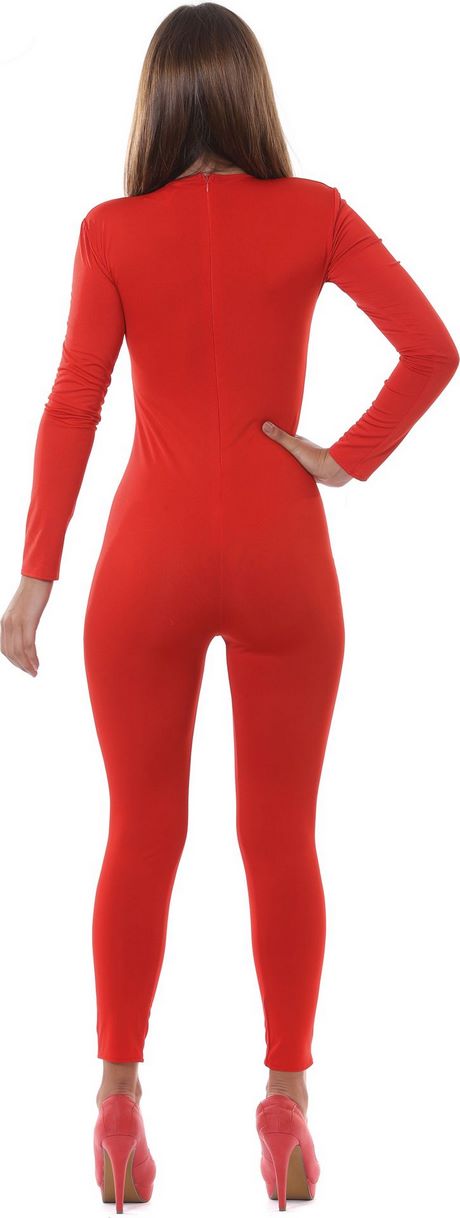 Rood jumpsuit