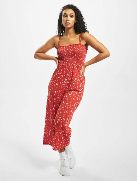 Rood jumpsuit