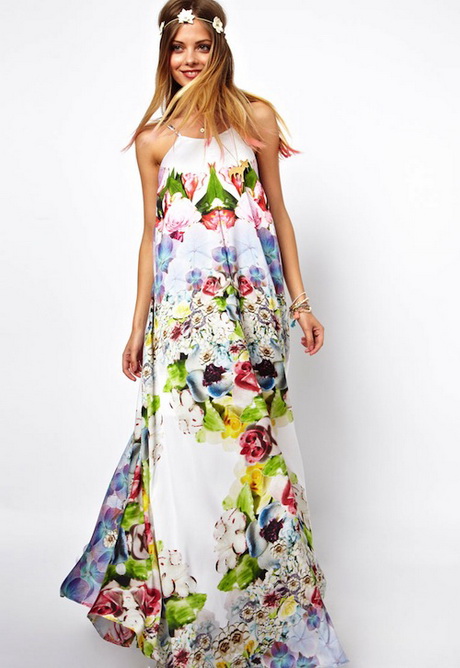 Maxi dress bloemen