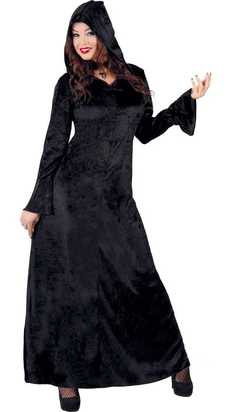 Lange zwart jurk