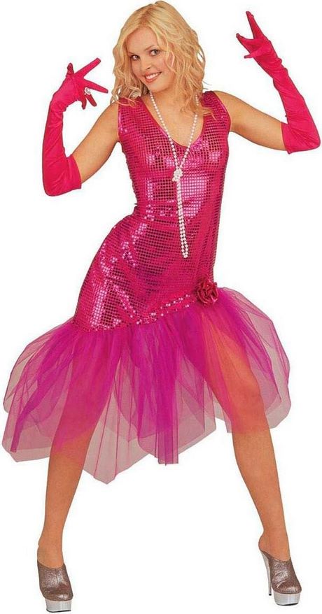 Roze glitter kleding