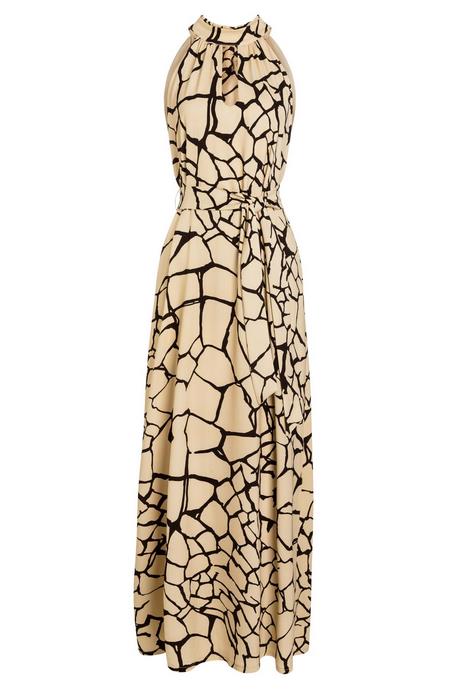 Jurk giraffe print