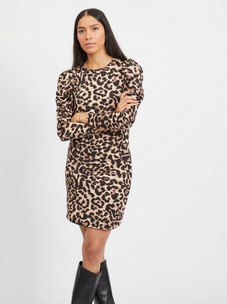 Luipaard print jurk