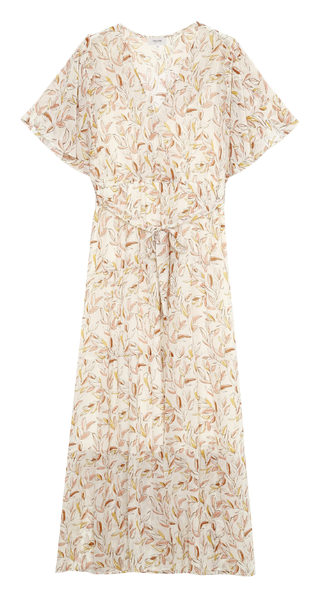 Overslag jurk wit