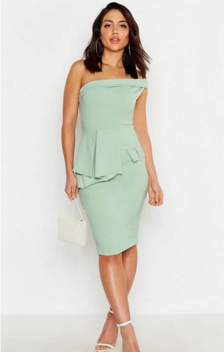 Pastel groene jurk