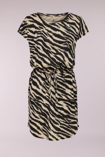 Zebra print jurk only